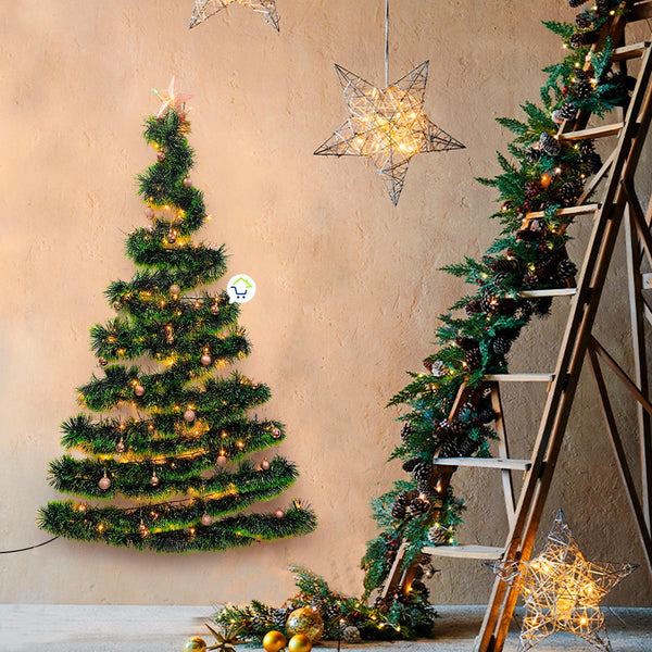 Arbol navidad de Pared + luces GRATIS